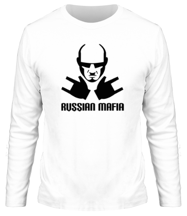 Мужская футболка длинный рукав Russian mafia