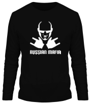 Мужская футболка длинный рукав Russian mafia фото