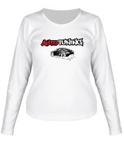 Женская футболка длинный рукав Autotuning фото
