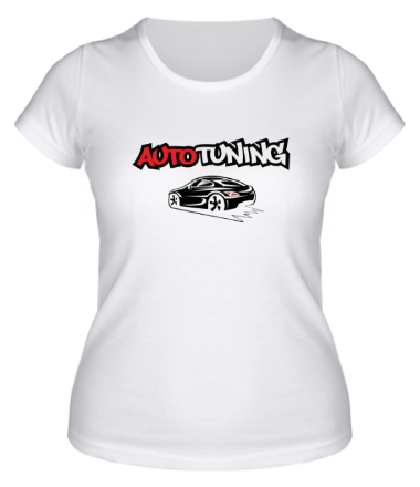 Женская футболка Autotuning