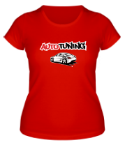 Женская футболка Autotuning фото