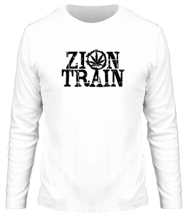 Мужская футболка длинный рукав Zion Train