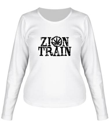 Женская футболка длинный рукав Zion Train