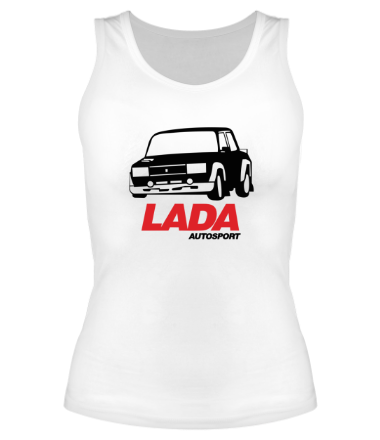 Женская майка борцовка Lada autosport