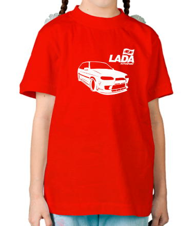 Детская футболка Lada autosport