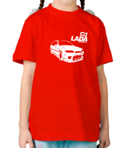 Детская футболка Lada autosport фото