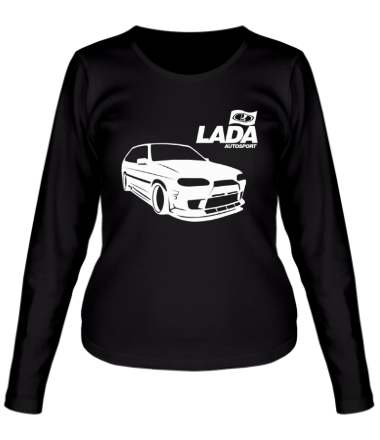 Женская футболка длинный рукав Lada autosport