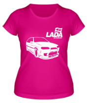 Женская футболка Lada autosport