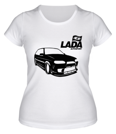 Женская футболка Lada autosport
