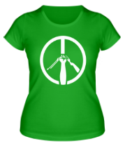 Женская футболка Пацифизм фото