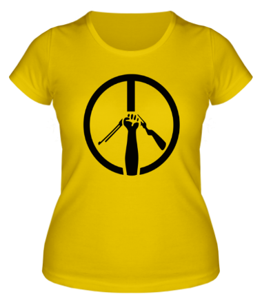 Женская футболка Пацифизм