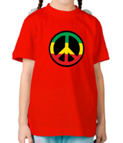Детская футболка Peace фото