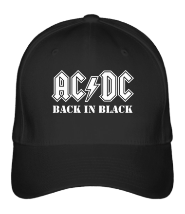 Бейсболка ACDC Back in black