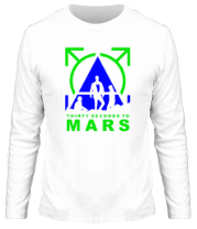 Мужская футболка длинный рукав 30 Seconds to Mars фото