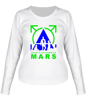 Женская футболка длинный рукав 30 Seconds to Mars фото
