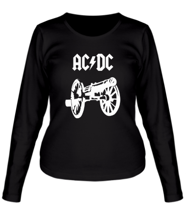 Женская футболка длинный рукав ACDC For Those About Rock