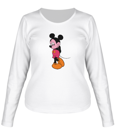 Женская футболка длинный рукав Mickey Mouse
