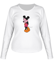 Женская футболка длинный рукав Mickey Mouse фото