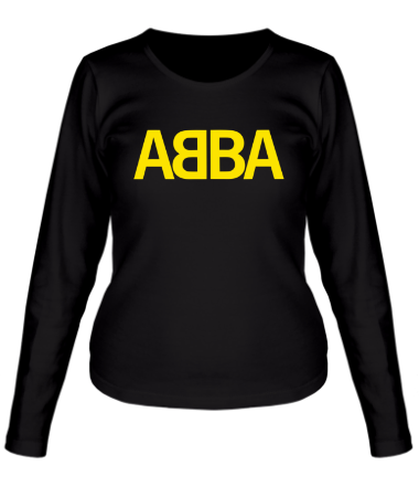Женская футболка длинный рукав ABBA