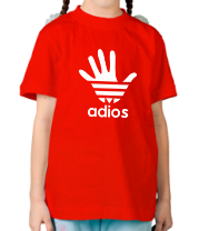 Детская футболка Adios фото