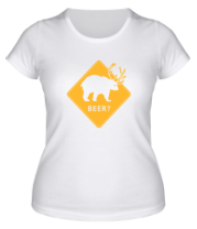 Женская футболка Beer фото
