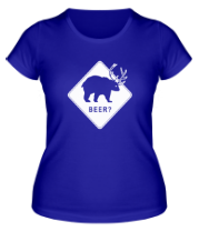 Женская футболка Beer фото
