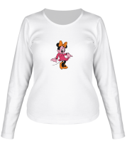 Женская футболка длинный рукав Minie Mouse фото