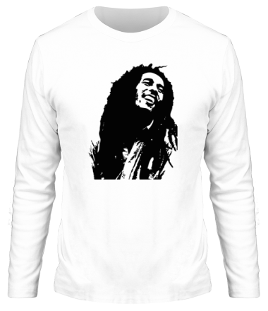 Мужская футболка длинный рукав Bob Marley