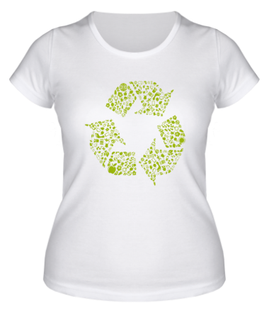 Женская футболка Экология