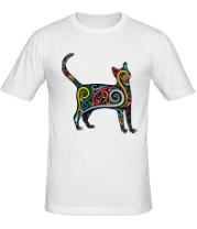 Мужская футболка Декоративный кот фото