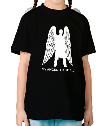 Детская футболка Сверхъестественное - Ангел Кастиэль