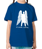 Детская футболка Сверхъестественное - Ангел Кастиэль фото