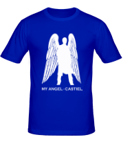 Мужская футболка Сверхъестественное - Ангел Кастиэль фото