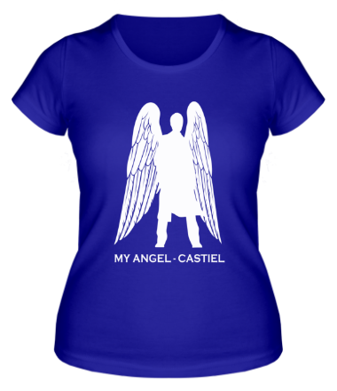 Женская футболка Сверхъестественное - Ангел Кастиэль
