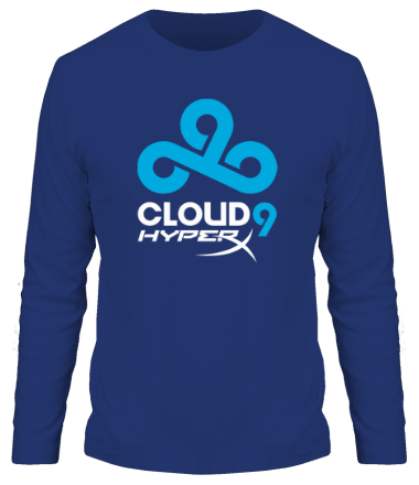 Мужская футболка длинный рукав Cloud Hyper Team