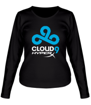 Женская футболка длинный рукав Cloud Hyper Team фото