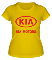 Женская футболка KIA фото