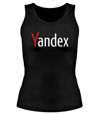 Женская майка борцовка Yandex