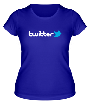 Женская футболка Twitter