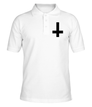 Мужская футболка поло Перевернутый крест фото