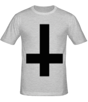 Мужская футболка Перевернутый крест фото