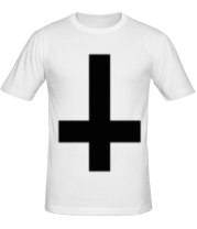Мужская футболка Перевернутый крест фото