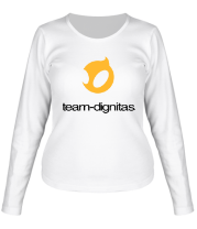 Женская футболка длинный рукав Dignitas Team фото