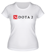 Женская футболка Dota 2 Logo фото