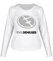 Женская футболка длинный рукав Evil Geniuses Team фото