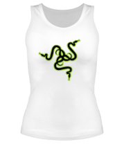 Женская майка борцовка Razer Snake Logo фото