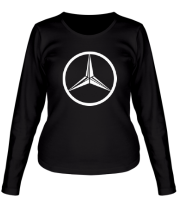 Женская футболка длинный рукав Mercedes фото