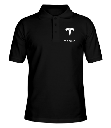 Мужская футболка поло Tesla