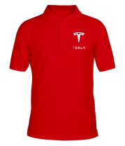 Мужская футболка поло Tesla фото