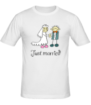 Мужская футболка Just married